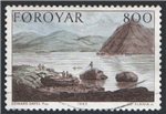 Faroe Islands Scott 124 Used